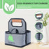 4 (16oz 24oz) Good Es Cup Reusable Coffee Cup Carrier for Delivery, Insulated, Waterproof, Portable Tote Bag Drink