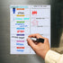 Mr. Pen Magnetic Dry Erase Weekly Calendar for Fridge, 14.7 x 11.8", Weekly Planner Whiteboard, Magnetic Weekly Board.