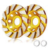 3 Pieces 4 Inch Diamond Cup Grinder, Heavy Duty Turbo Diamond Grinding Cup Wheel for Angle Grinder