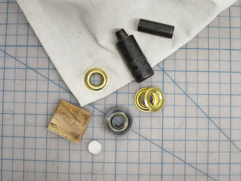General Tools 1261-2 Rustproof Solid Brass Grommet Refill, 3/8-Inch, 24 Sets