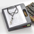Officemate Clipboard Box with Dry Erase Board, Letter/A4 Size, Charcoal (83383)