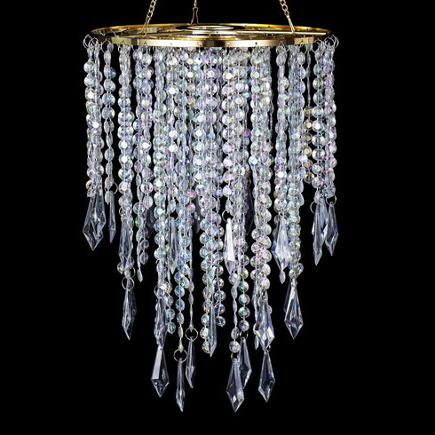 Shade,H12.9 W8.66 Modern Mini Chandelier X Chandeliers Light Fixture Sparkling Decorations for Wedding Centerpiece