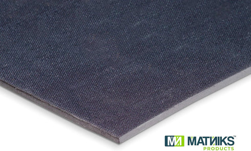 Textile Finished Neoprene Rubber Sheets 12x12x1/16 inch - Anti-Skid, More Abrasive, Solid and Flexible Mesh Finished Rubber Gasket Material for Home Improvements, Plumbing Repairs and Hobbies