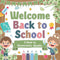 Decorably 87 Pcs Back to School Bulletin Board Set - Welcome Bulletin Board Decorations with Borders
