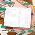 GoGirl Budget Planner - Monthly Financial Organizer, Expense Tracker Notebook Journal to Control Money (Compact, Purple)