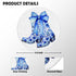 BILLAION 7.9x7.9 Inch Chinoiserie Western Cowgirl Mouse Pad for Desk, Blue Bow Floral Cowgirl Boots Mousepad for Work