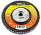 Flap Disc, Type 29 Blue Zirconia with 5/8-Inch-11 Threaded Arbor, 36-Grit, 4-1/2-Inch by Forney 71930
