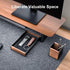 UPERGO Walnut Desk Tray with Pen Holder Set, Natural Wooden Desk Drawer Organizer for Keys, Pen, Watch