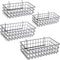 Pegboard Baskets, Set of 4 Black - Hooks to Any Peg Board
