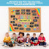 Decorably 49 Pcs Bulletin Board Decorations for Elementary - Amazing Things Happen Here with Borders