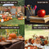 Koko Paper Co. Fall Pumpkin Thank You Cards – 25 Flat Note Cards with Envelopes for Baby Shower, Thanksgiving & More