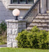 Textured Black Pedestal Mount for Post-Top Fixtures