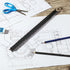 Mr. Pen- Architectural Scale Ruler, 12 Inch, 2 pcs, Black & White for Blueprints and Drafting
