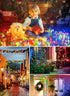 2 Pack 80FT 200 8 Minetom Solar String Lights Outdoor, Total LED String Lights Solar Powered with Lighting Modes