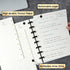 Yoment Discbound Notebook, Customizable Spiral Journal, 5 Subject Notebook with Removable Pages, 120 Wide Ruled Disc