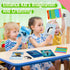 12 12 Set PCS Plastic Marine Animal Figurines with Introduction Flashcards, Ocean Animals Learning Recognition Cards