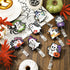 8 JarThenaAMCS Pcs Halloween Badge Reel with Clips Glitter Boo Boo Crew Ghost Nurse Retractable ID Name Badge Holder