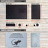 Mouse Pad with Adhesive Bottom, Sticks to Any Surface, Portable with Webcam Covers and Screen Cleaner Included (Blank
