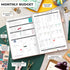 Clever Fox Budget Planner, Expense Tracker Notebook, Monthly Budgeting Organizer, A5 in Rose Gold