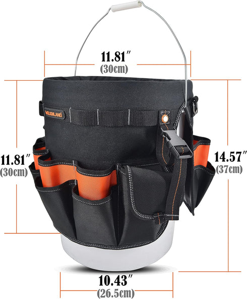5 5 WELKINLAND gallon bucket tool organizer, gallon bucket holder, bucket liner, Bucket tool organizer, Tool bucket