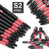 50 Pieces T20 2 In. Impact Tough Magnetic #20 Torx Head Power Bits, S2 Alloy Steel Set with Impact Bit Holder