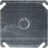 RACO 8753-5 Flat Square Cover with 1/2-Inch Center Knockout, 4-Inch