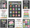Hadley Designs 9 Cactus Mental Health Posters for Classroom, School Counselor Office Decor, Calm Corner