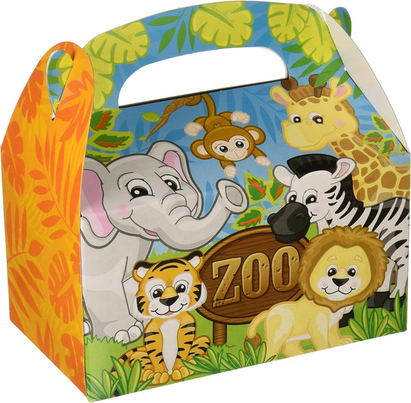 Adventure Planet Rhode Island Novelty 6.25-inch Zoo Animal Treat Boxes (Bulk 12 Pack Boxes)