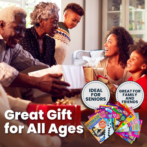Variety Savings 12-Pack 1000+ Pack 8x10 Large WordSearch Puzzle Books for Adults, Aging Seniors Brain Stimulation Giant