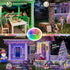 100 33ft JMEXSUSS LED Color Changing String Lights, String Lights Indoor with Remote & APP, Clear Wire Smart Twinkle
