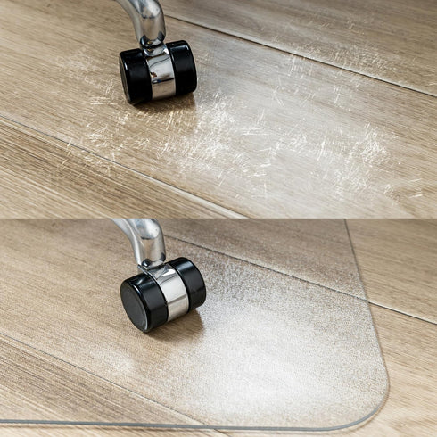 Lociciwayo (36"x48" inch) Office Chair Mat for Hardwood Floor, Plastic Floor Mat with Non-Slip Texture, Rectangle Hard