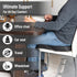 Mind Reader Air-Cloud Seat Cushion, Ergonomic Support for Posture, Pressure Relief, and Pain Reduction, Portable