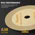 2 Inch Cut Off Wheel - 5Pack, Diamond Cutting Wheel for Stainless Steel, Bronze, Brass, Nuts, Bolts, Screws, Wood