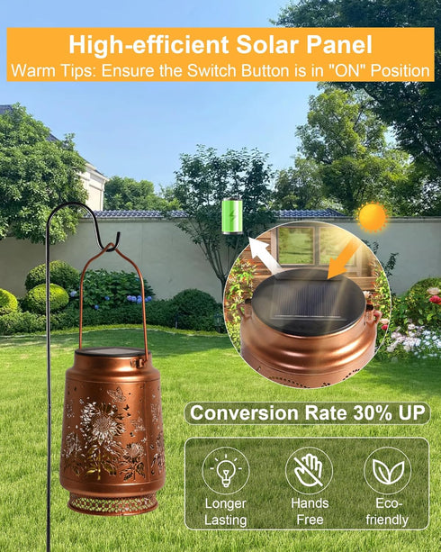 Fussion Sunflower Gifts for Women Sunflower Solar Lantern Birthday Gifts Mothers Day Gifts for Mom Grandma Sister