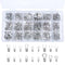600 Pcs Non-Insulated Crimp Terminal, 22-10 AWG Tin-Plated Copper Ring Fork Terminals Electrical Wire Connector Kit
