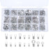 600 Pcs Non-Insulated Crimp Terminal, 22-10 AWG Tin-Plated Copper Ring Fork Terminals Electrical Wire Connector Kit