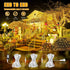 192 LED Net Lights Outdoor, 8 Modes Waterproof Christmas Net String Lights for Bushes Ceiling Wedding Indoor Outdoor