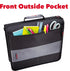 Case-It The Classic Zipper Binder - 2 Inch O-Rings, Multiple Pockets, 800 Sheet Capacity, Midnight Blue