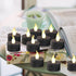 FURORA LIGHTING Black Glitter LED Tealight Candles Pack of 12, Flameless Flickering Tealight Candles for Home D cor, 1.5 (W) x 1.65 (H), Battery Operated by FURORA LIGHTING