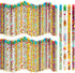 Kolewo4ever 200 pieces Happy Birthday Pencils, Colorful Printed with Top Erasers for Classroom Gifts