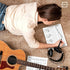 SCRIBBLEDO Guitar Practice Dry Erase White Board, 11 x 14 Inch Portable Double Sided for Kids, Musicians