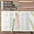 Mr. Pen Aesthetic Pens 6 Pack Black Ink Fast Dry No Smear Bible Pens No Bleed Through Fine Point for Note Taking