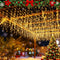 Zenlrs Christmas Icicle String Lights 33FT 240 LEDs 40 Strips Each 24in Short