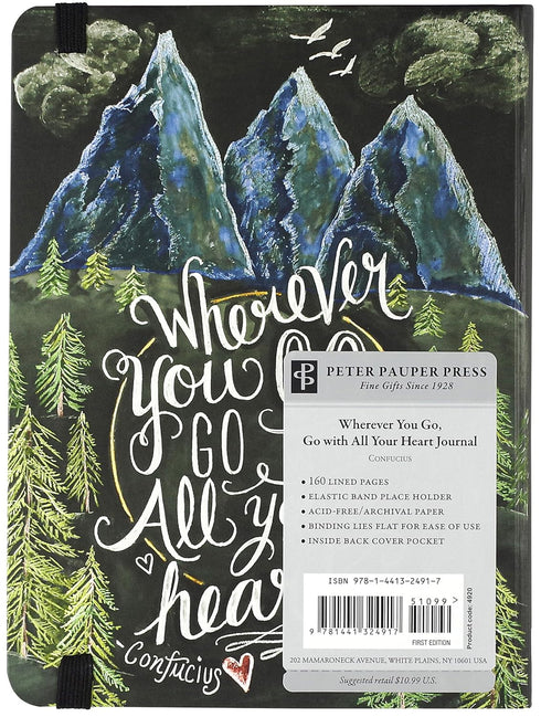 Wherever You Go, Go with All Your Heart Journal (Diary, Notebook)