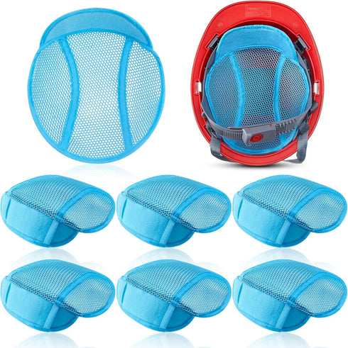 6 Pcs Air Mesh Hard Hat Liner Sweatband - Safety Helmet Insert