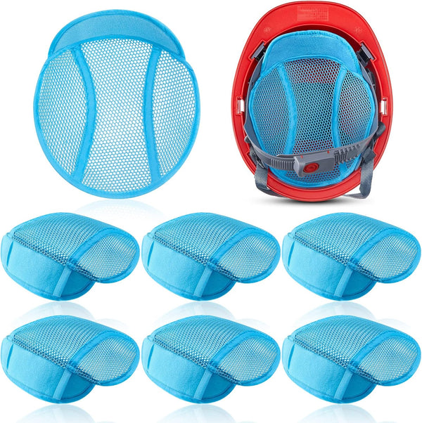 6 Pcs Air Mesh Hard Hat Liner Sweatband - Safety Helmet Insert