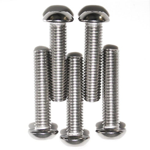 M5-0.8 x 30 mm Button Head Socket Cap Screws, Quantity 25 by Fullerkreg, Plastic Case