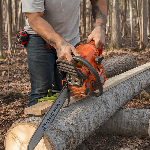 TMW-56 Timber Tuff Steel Lumber Cutting Guide Portable Sawmill Tool with Small Carry Size for Versatile Timber Cutting