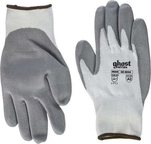 Radians RWG550M Ghost Series Work Glove, Cut Protection Level 2, Medium, Multi (12 per Pack)