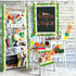 Spring Easter Bulletin Board Border, 2 Rolls of Spring Green Grass and Easter Egg Trim for Classroom Holiday Decorations